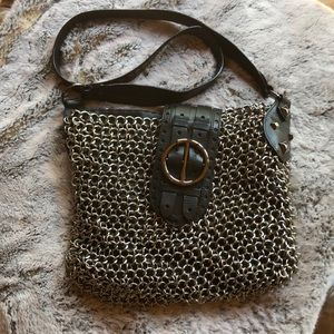 HEAVY METAL Chain Link Michael Kors Crossbody